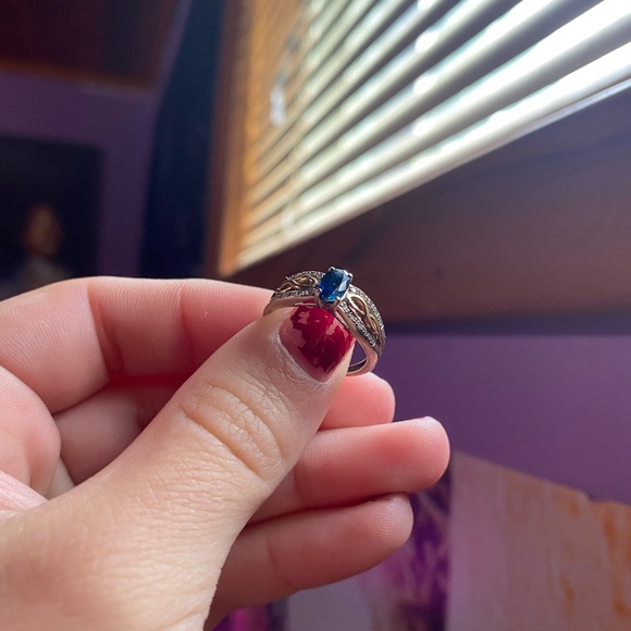 Sapphire Promise Ring - Picture 2 of 4